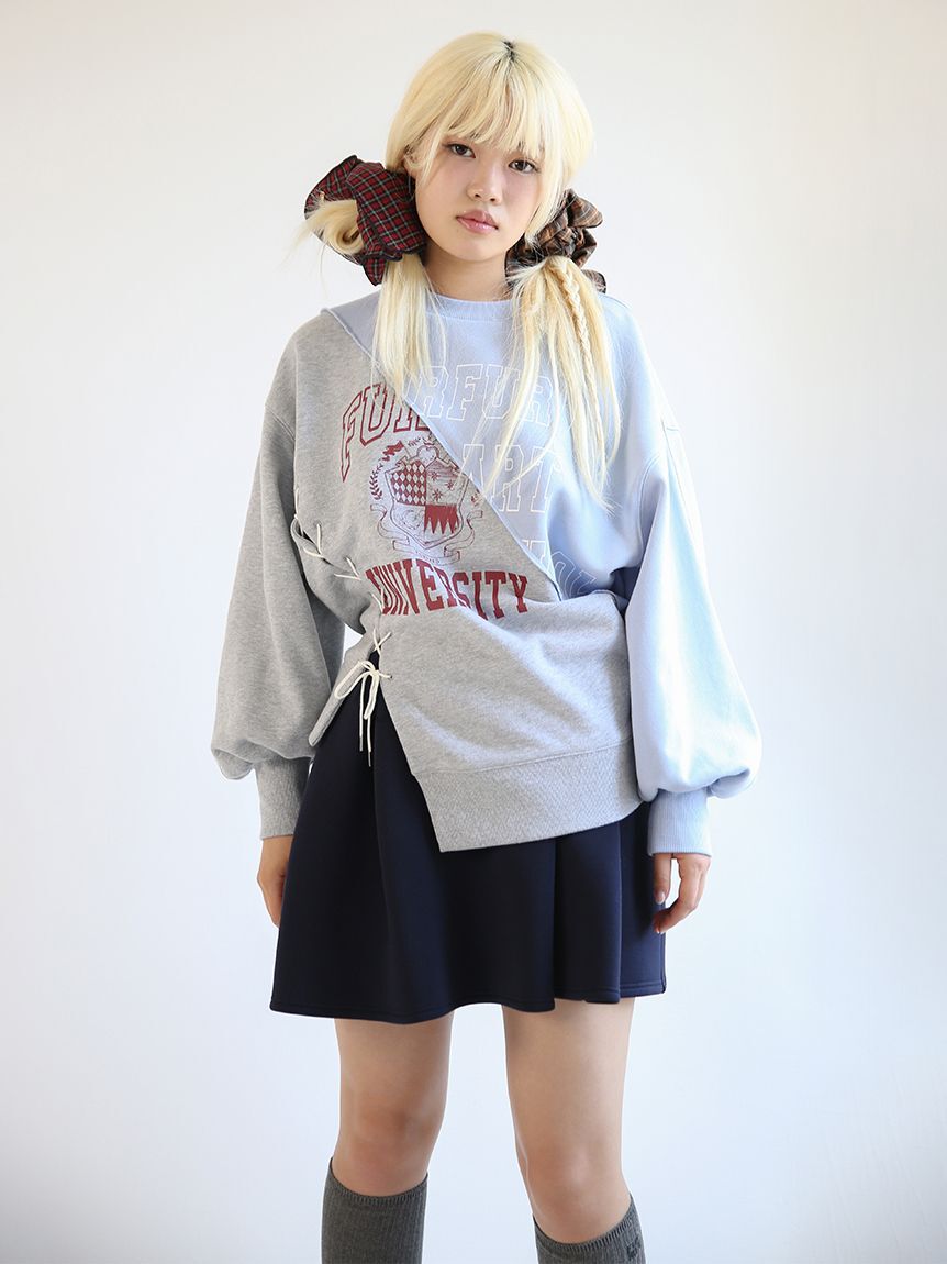 FURFUR「スクエアビッグシュシュ」|ヘアバンド|