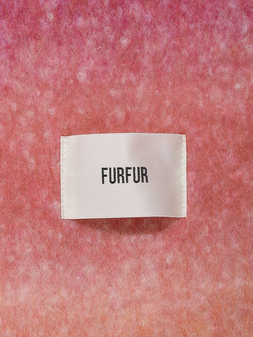 FURFUR「グラデーションボーダーストール」|マフラー|