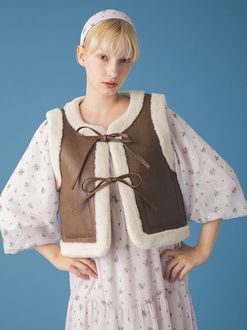 FURFUR「リバーシブルムートンベスト」|ダウンベスト・ベスト|