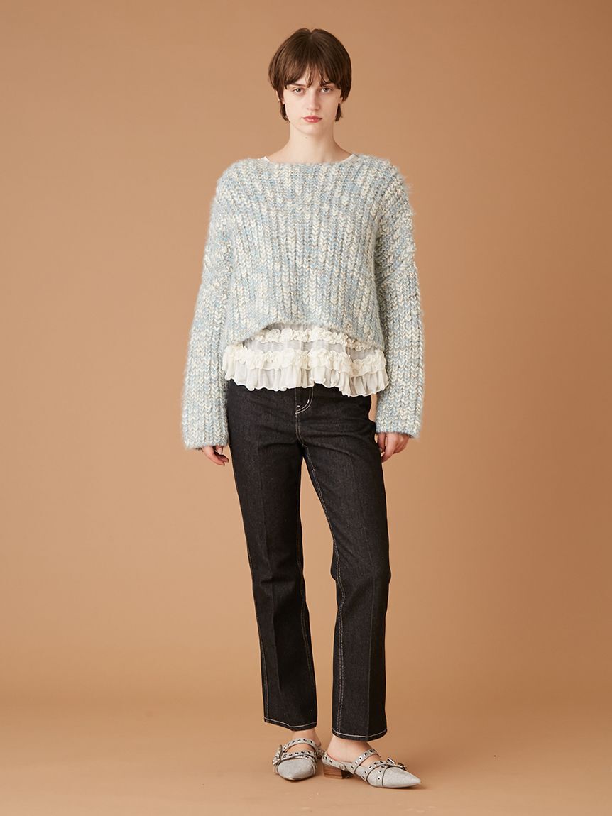 FURFUR「ミックスヤーンチャンキーセーター」|ニット・セーター|