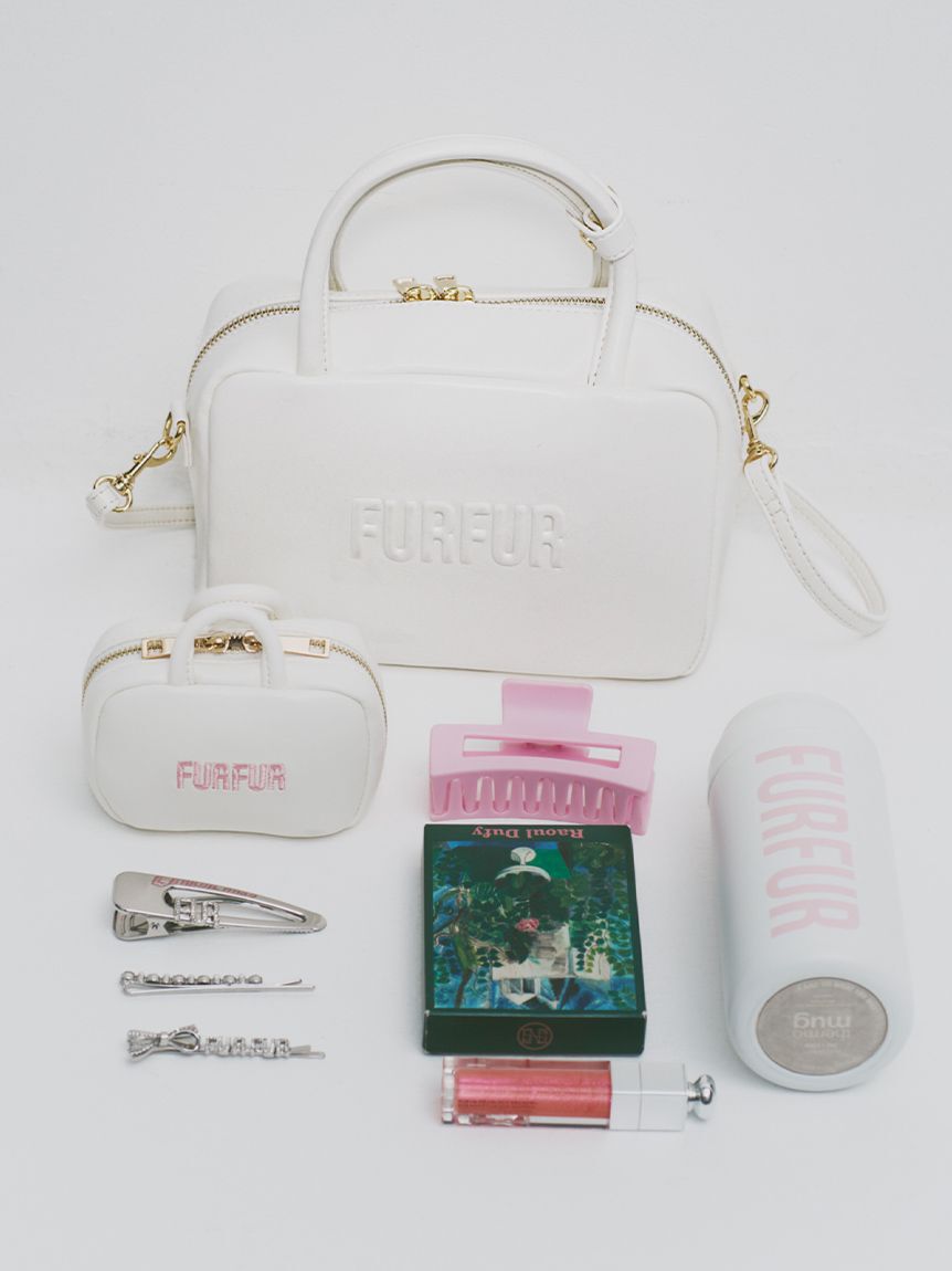 FURFUR「【限定カラー】バリエーションスクエアボストンバッグ」|ボストンバッグ|WHT