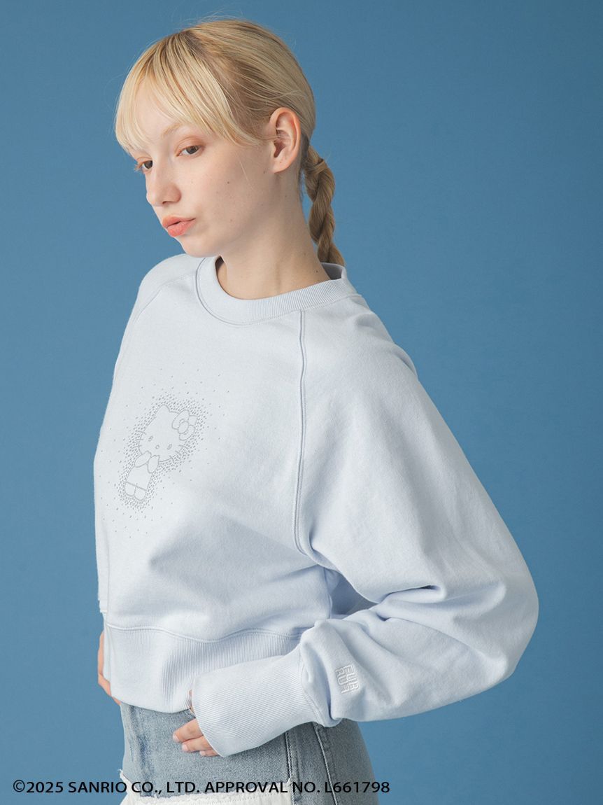 FURFUR「【WEB・一部店舗限定カラー】HELLO KITTYクリスタルスウェット」|スウェット・ジャージ|