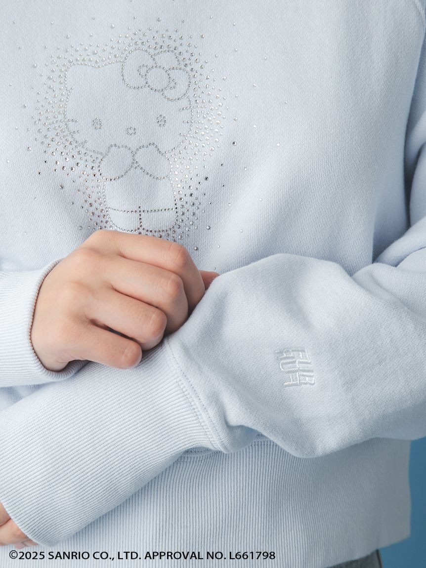 FURFUR「【WEB・一部店舗限定カラー】HELLO KITTYクリスタルスウェット」|スウェット・ジャージ|