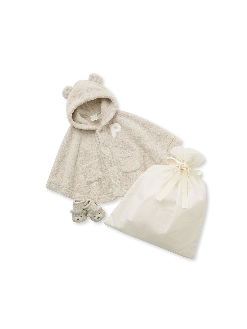 GELATO PIQUE KIDS & BABY「【ラッピング済み】【BABY】パウダーベアポンチョ＆ソックスSET」|その他ベビー用品|