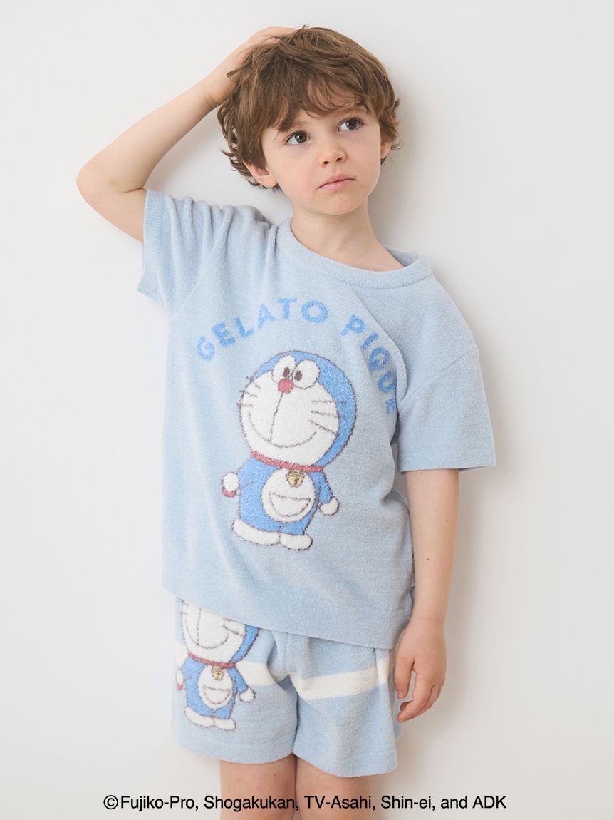 GELATO PIQUE KIDS & BABY「【ドラえもん】【キッズ】ジャガードプルオーバー&ショートパンツセット」|ルームウェア|