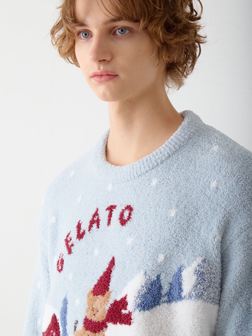 GELATO PIQUE HOMME「【HOLIDAY】【HOMME】スキーベアジャガードプルオーバー」|プルオーバー|
