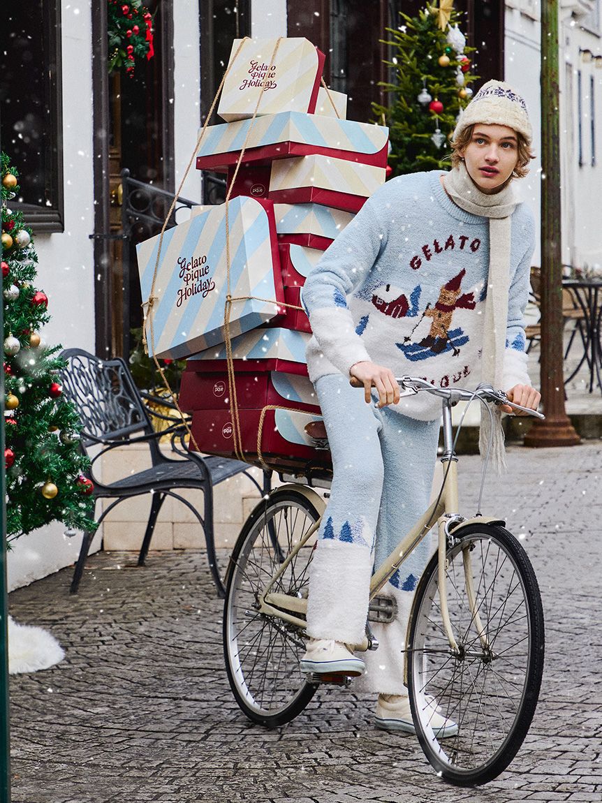 GELATO PIQUE HOMME「【HOLIDAY】【HOMME】スキーベアジャガードプルオーバー」|プルオーバー|