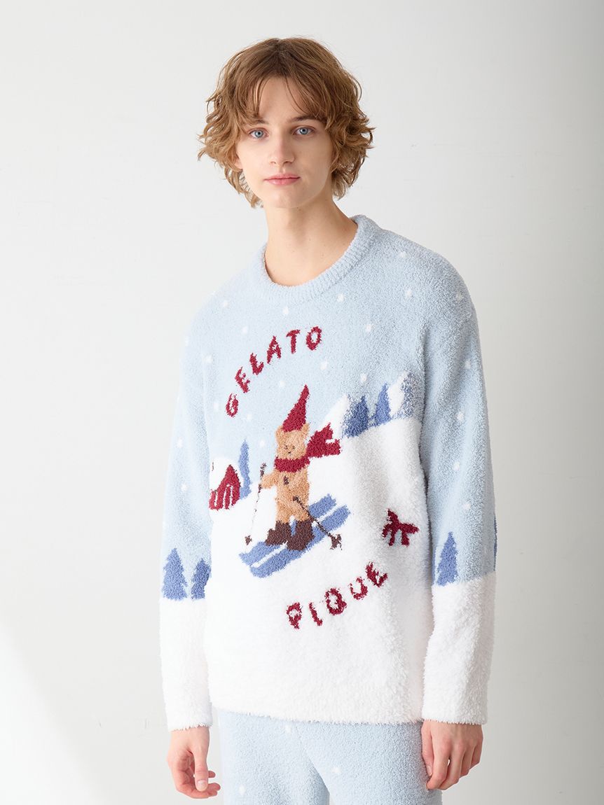 GELATO PIQUE HOMME「【HOLIDAY】【HOMME】スキーベアジャガードプルオーバー」|プルオーバー|