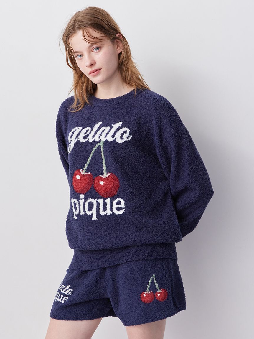 gelato pique「【ONLINE限定カラーあり】ベビモコチェリージャガードショートパンツ」|ルームウェア|