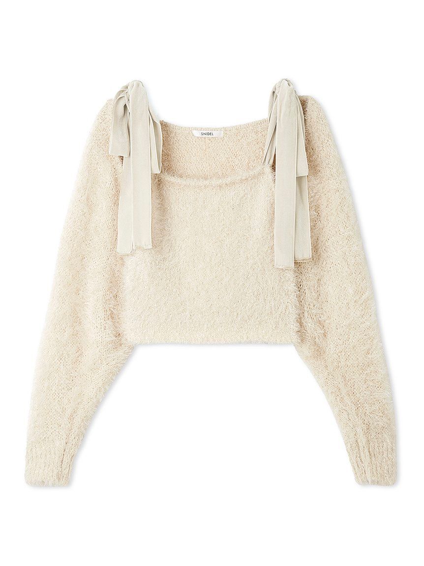 SNIDEL「ラメニットアンサンブルプルオーバー【カンヘウォン着用】」|ニット・セーター|