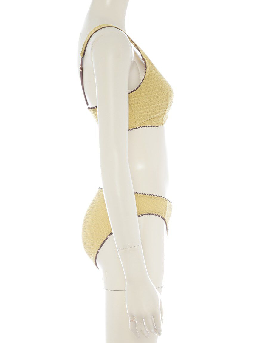 LILY BROWN Lingerie「【LILY BROWN Lingerie】フラッフィーワッフル ノンワイヤーブラ・ショーツセット」|インナー|