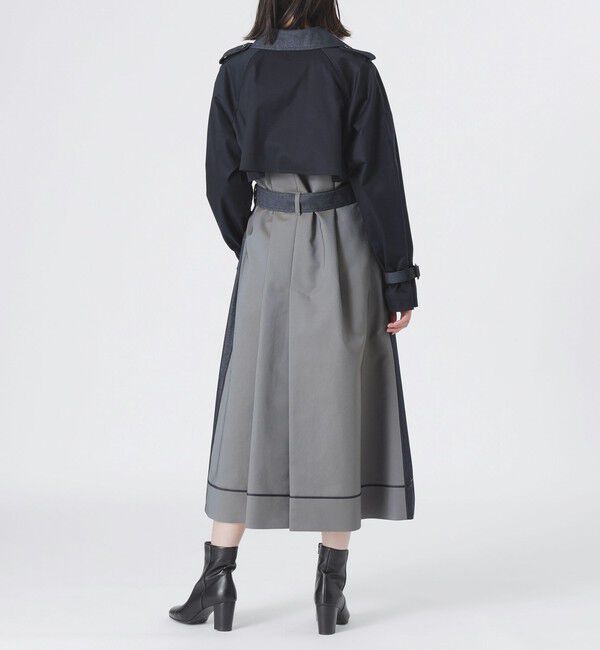  「ブロッキングトレンチコート」|トレンチコート|