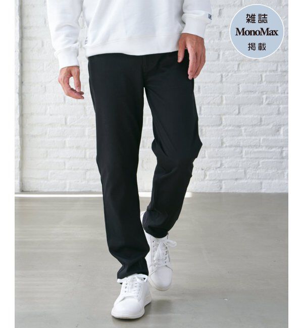 ikka「【雑誌MonoMax4月号掲載】GOKU楽パンツ EASY STRETCH 5ポケット」|その他|ブラック