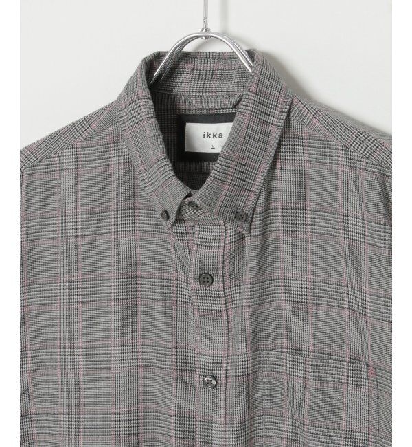 ikka「イージーケアフランネルチェックシャツ」|シャツ・ブラウス|