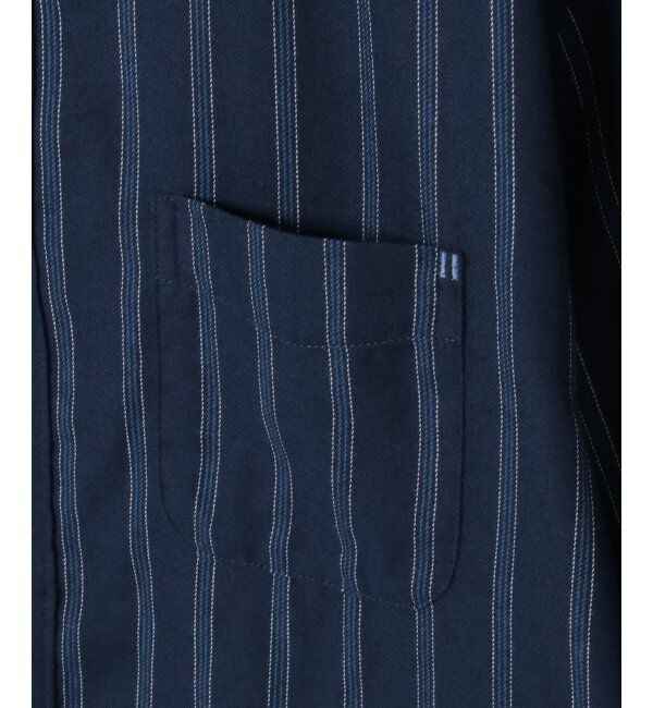 ikka「イージーケアフランネルバンドカラーシャツ」|シャツ・ブラウス|