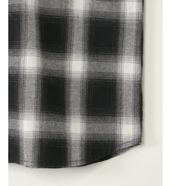 ikka kids「デニム＆チェックオーバーシャツ（120~160cm）」|シャツ・ブラウス|