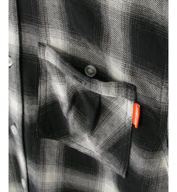 ikka kids「デニム＆チェックオーバーシャツ（120~160cm）」|シャツ・ブラウス|