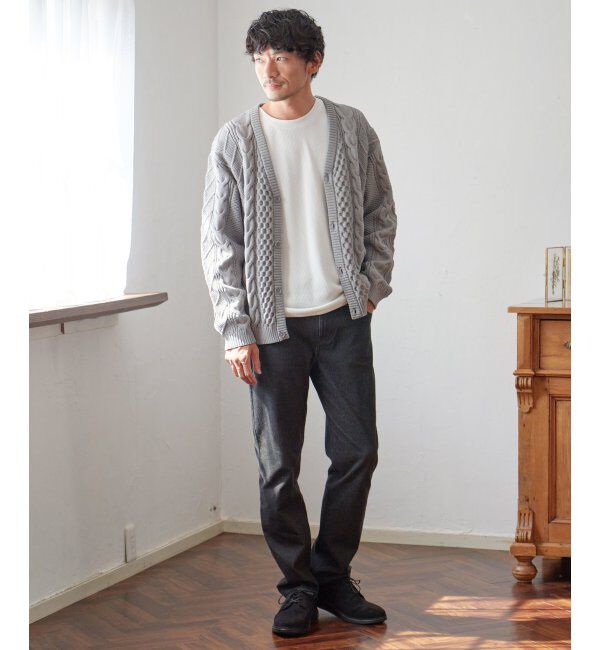 ikka「フクレジャカード切り替えロンTシャツ」|Tシャツ・カットソー|