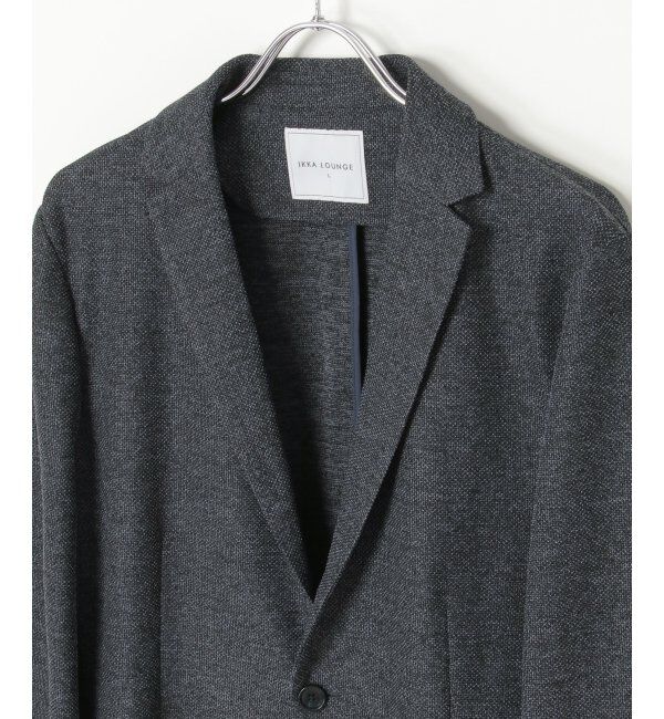 IKKA LOUNGE「【イージーケア】GOKU楽ワーク メランジライトジャケット」|テーラードジャケット|