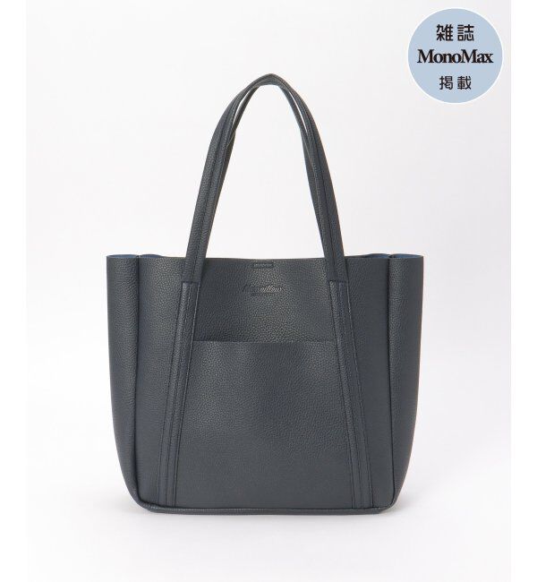 ikka「シュリンクポケ付きトートバッグ」|その他|ネイビーブルー