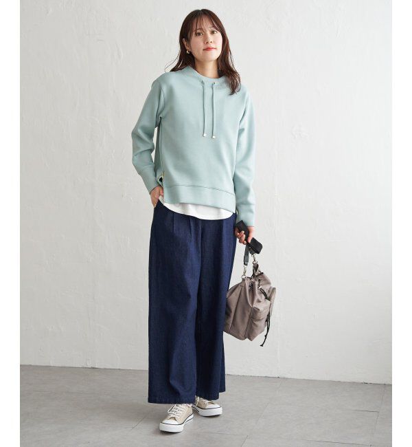 ikka「GOKU楽カノコダンボールプルオーバー」|パーカー|