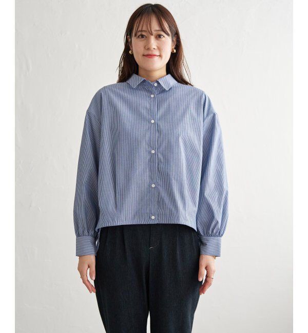 ikka「ドロストロングテールシャツ」|シャツ・ブラウス|
