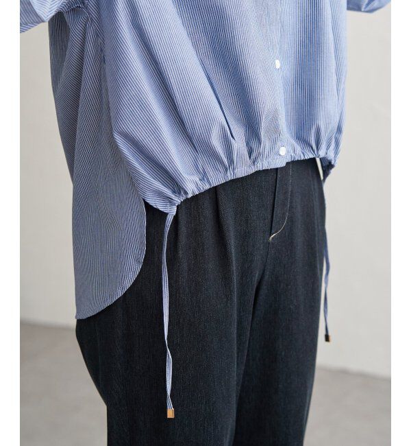 ikka「ドロストロングテールシャツ」|シャツ・ブラウス|