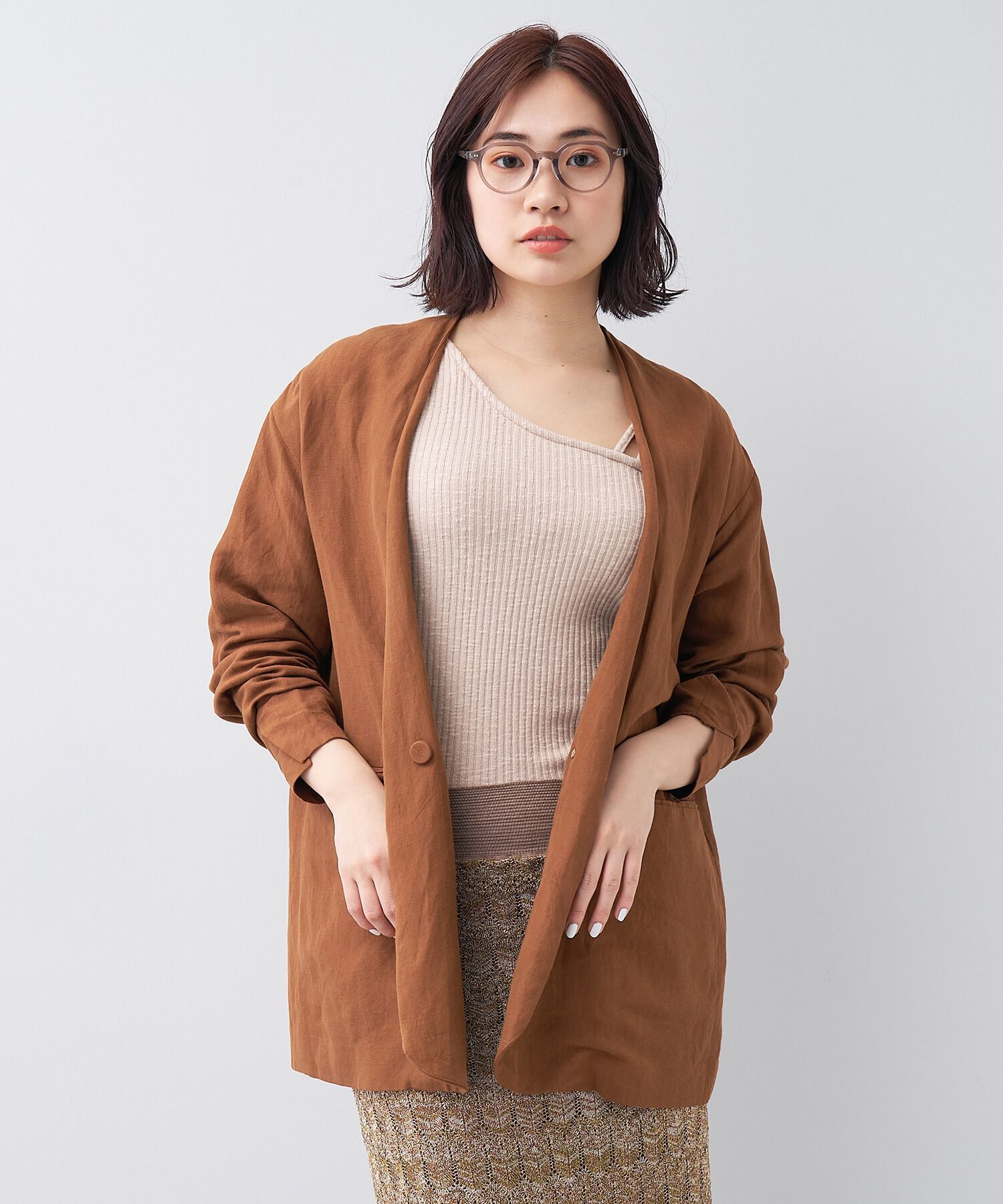  「ボストン型 クラウンパント 軽量 メガネ｜おうち時間を快適に過ごす ズレ落ち防止 レンズ交換券付き」|メガネ|