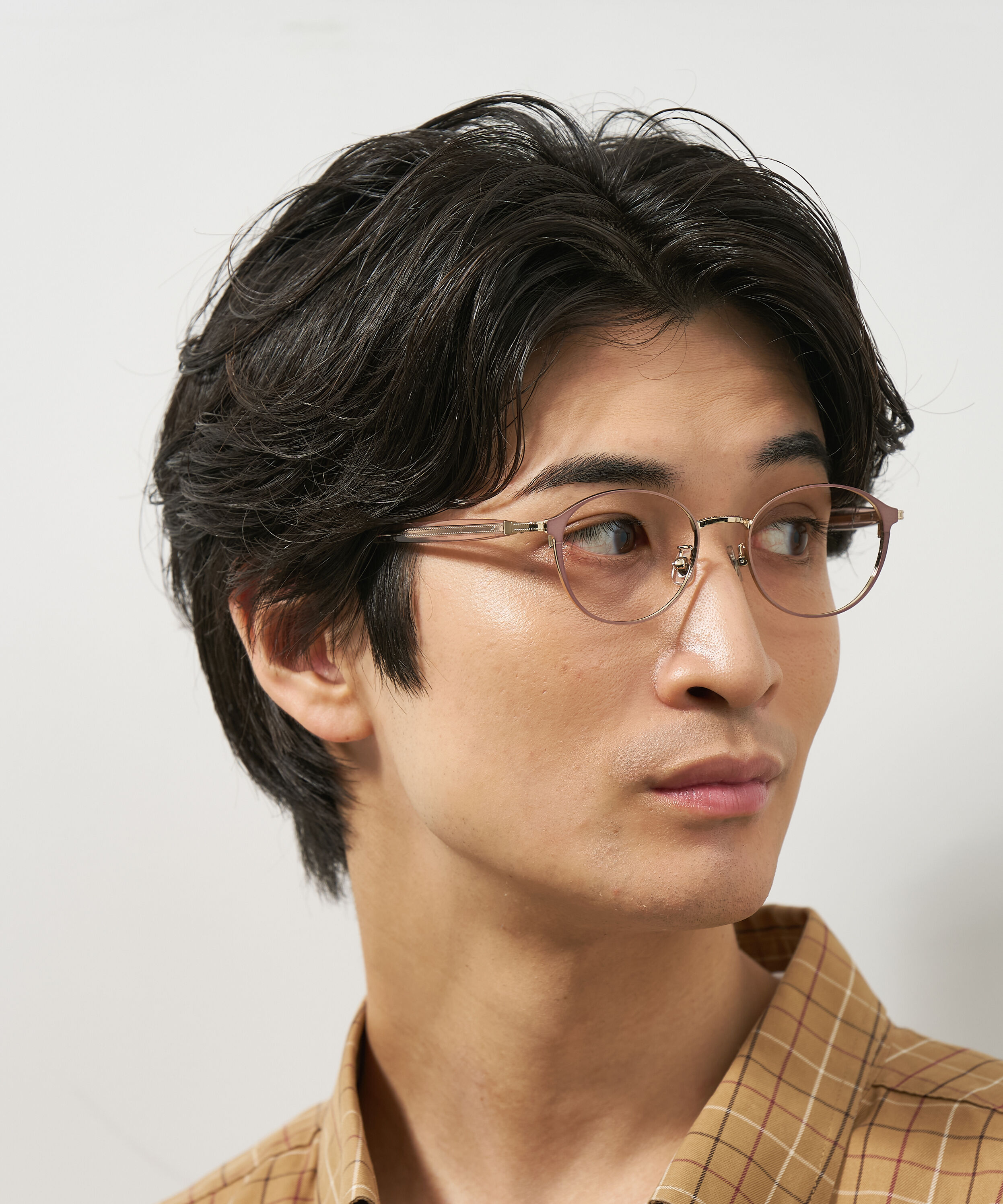  「オーバル型 メガネ｜上品で高級感のある 大人可愛いメガネ フェミニン レンズ交換券付き STANDARD MUSE」|メガネ|