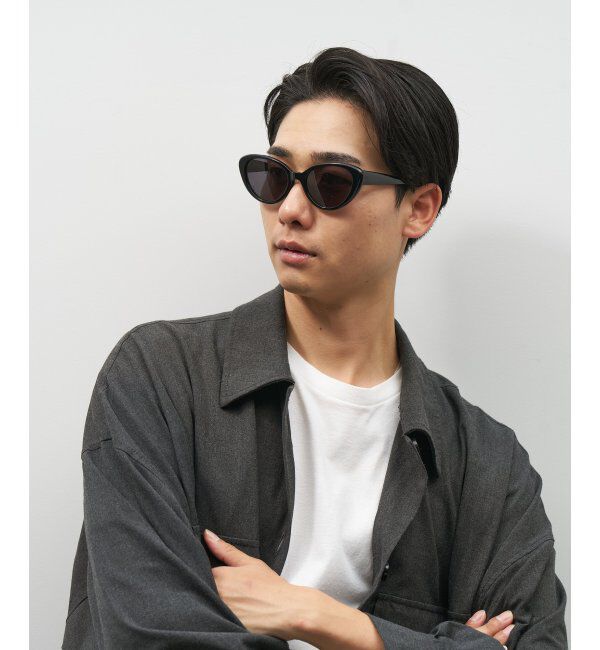  「Zoff｜サングラス｜フォックス型 キャッツアイ｜紫外線対策 UVカット」|サングラス|