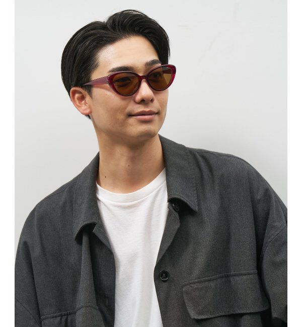  「Zoff｜サングラス｜フォックス型 キャッツアイ｜紫外線対策 UVカット」|サングラス|