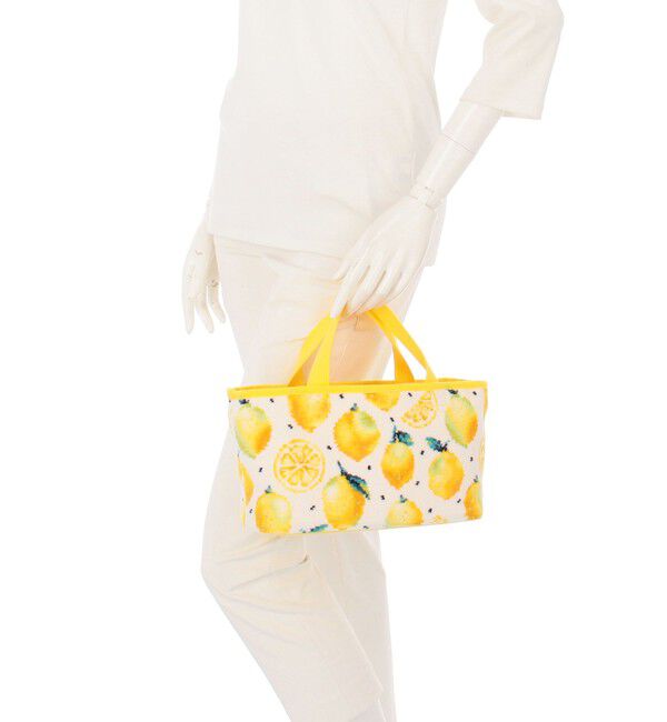 LOVERARY BY FEILER「レモンドット　ベビーカーポーチ　L/LDO-253018」|その他ベビー用品|