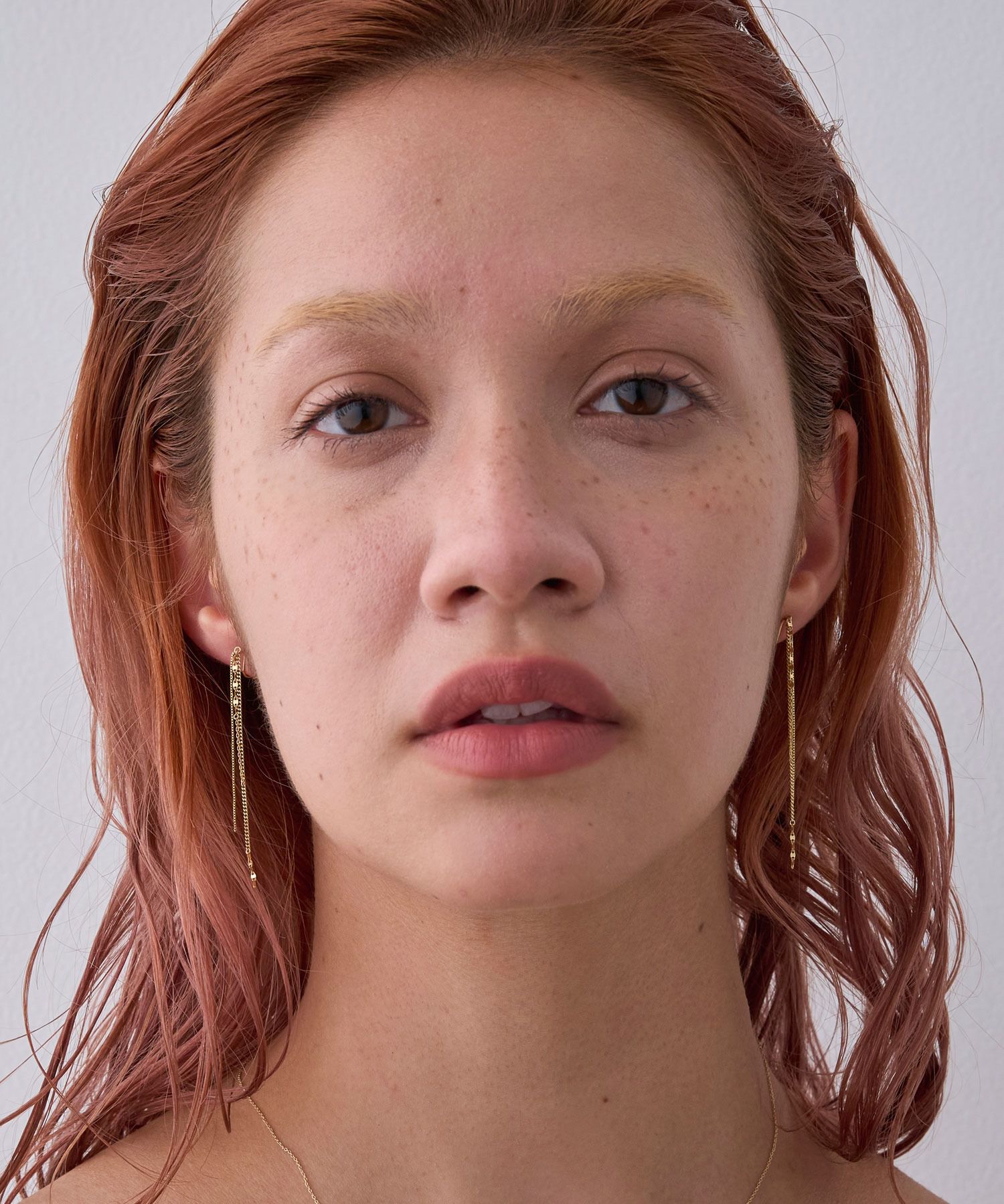 JUPITER「【K10】チェーンデザインイヤリング」|イヤリング|