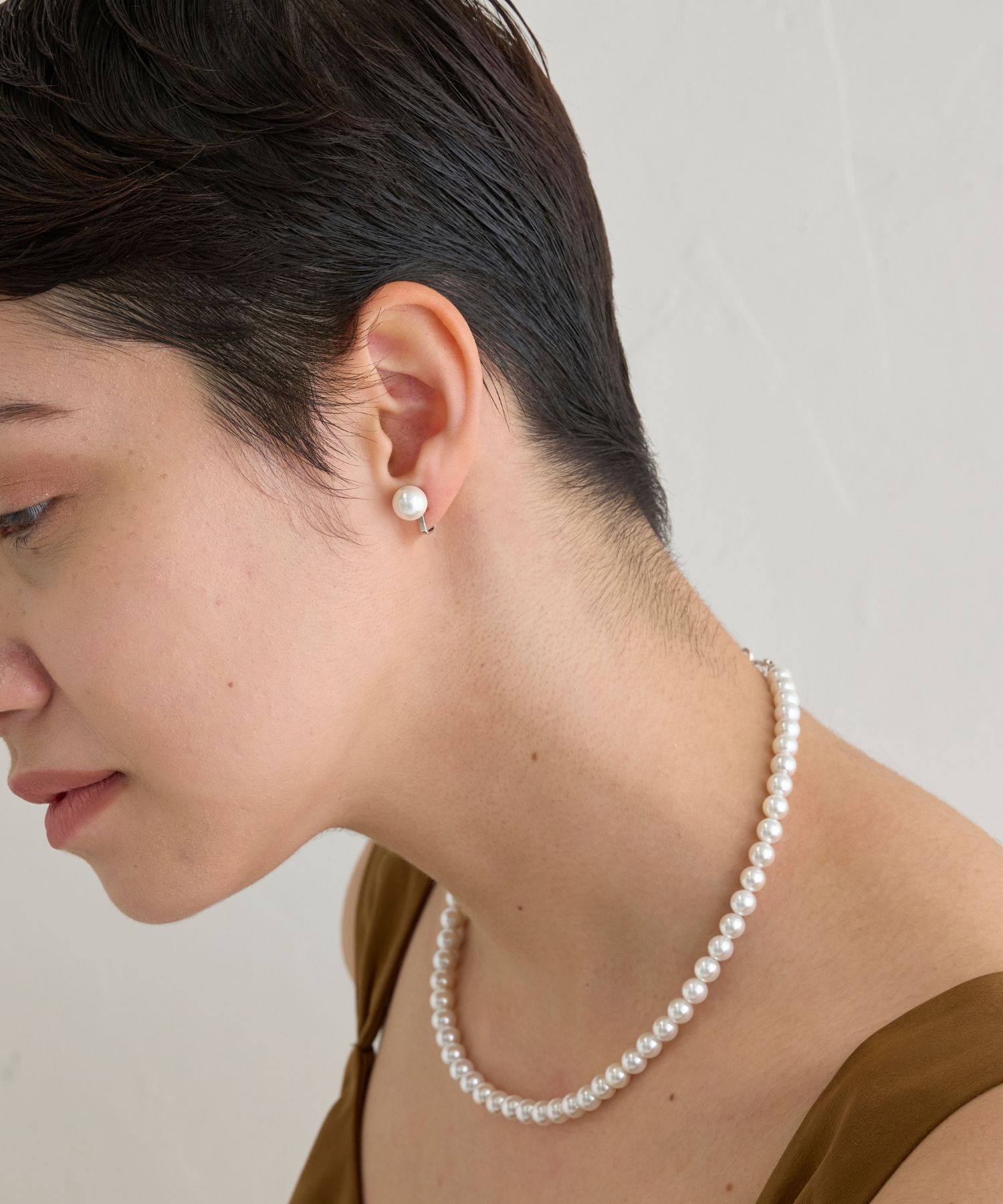 JUPITER「【国産貝パール】フォーマルパールネックレス＆イヤリングセット」|ネックレス|