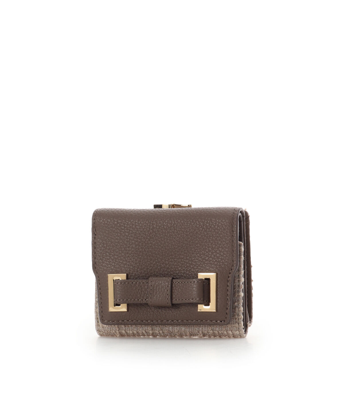 Samantha Thavasa「ループツイードデザイン エムシュシュⅢ 口金折財布」|財布|