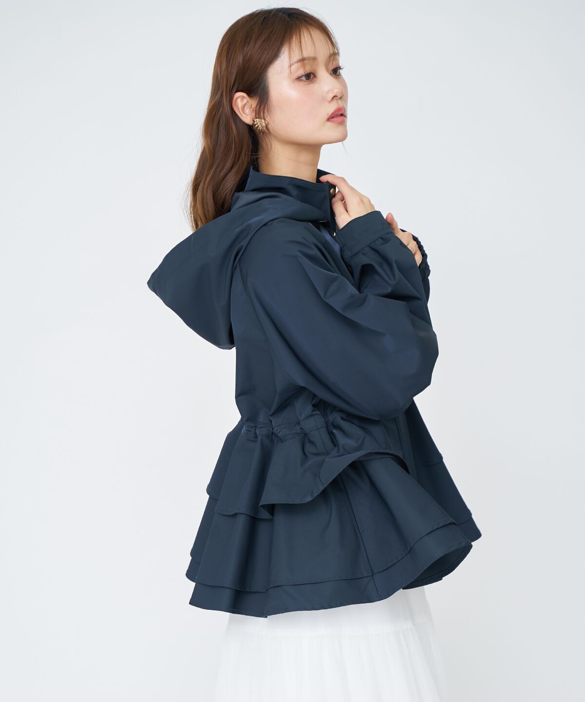 アンドクチュール「ペプラムマウンテンパーカー」|アウトドア|