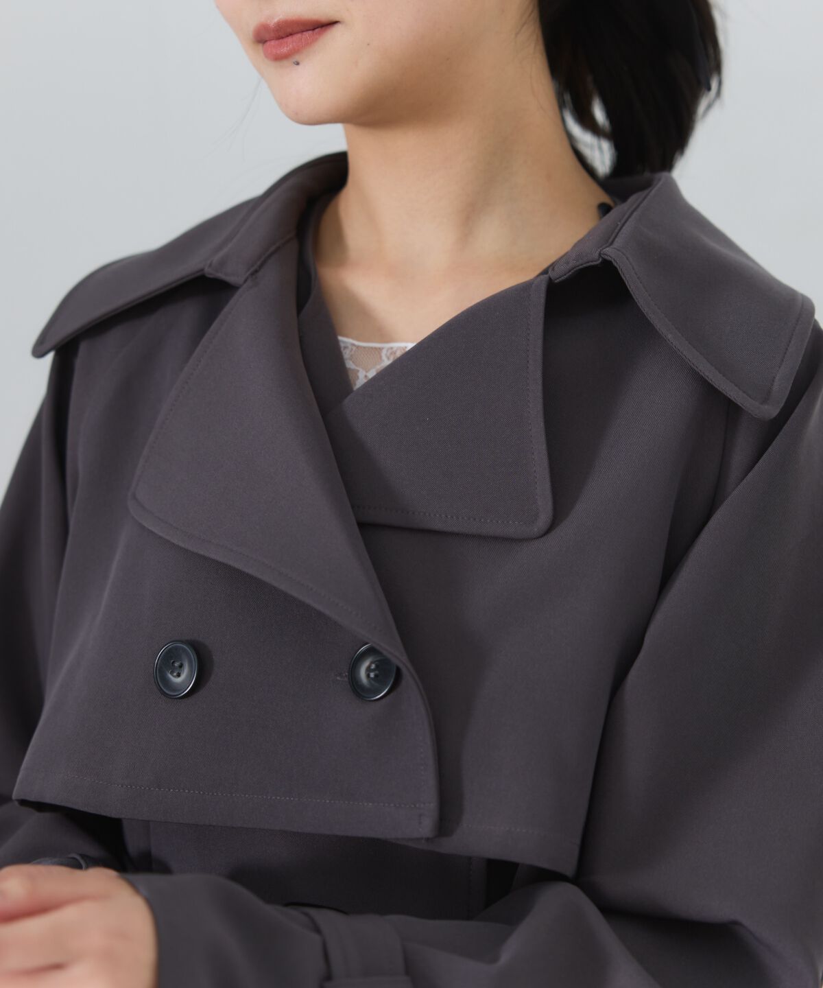 REDYAZEL「3WAYサイドプリーツトレンチコート」|トレンチコート|