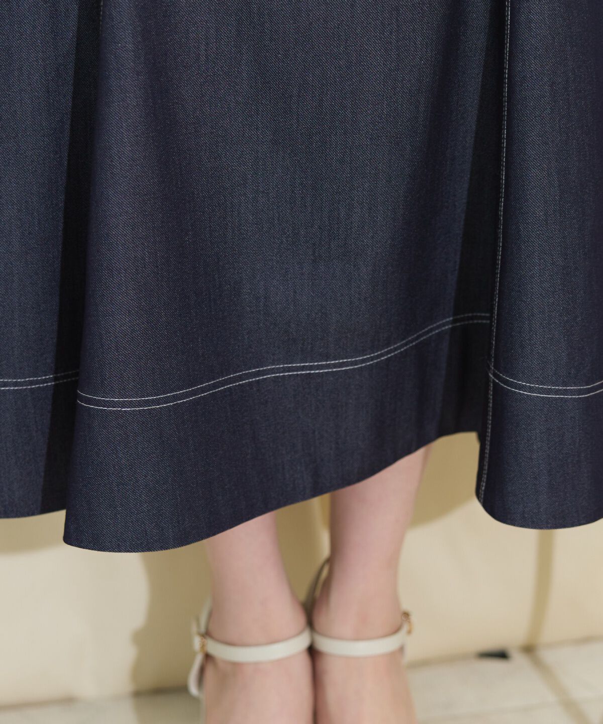 WILLSELECTION「ドレープリボンマーメイドジャンスカ」|ワンピース|