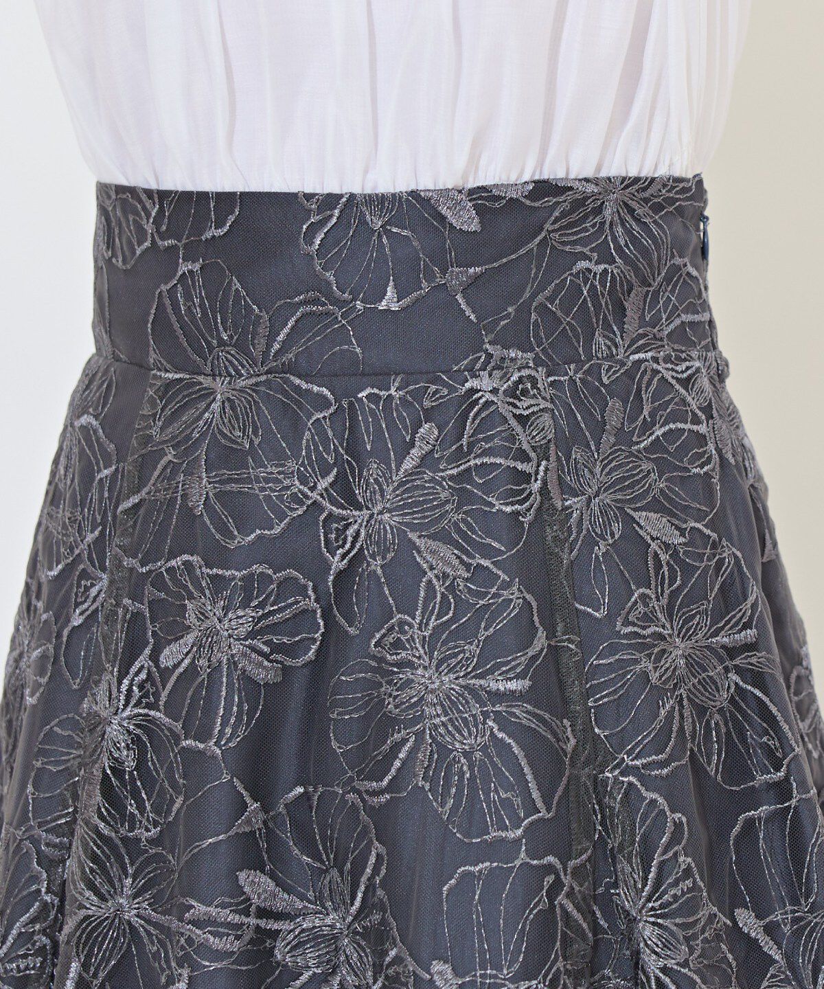 WILLSELECTION「フラワーチュールフレアスカート」|フレア|