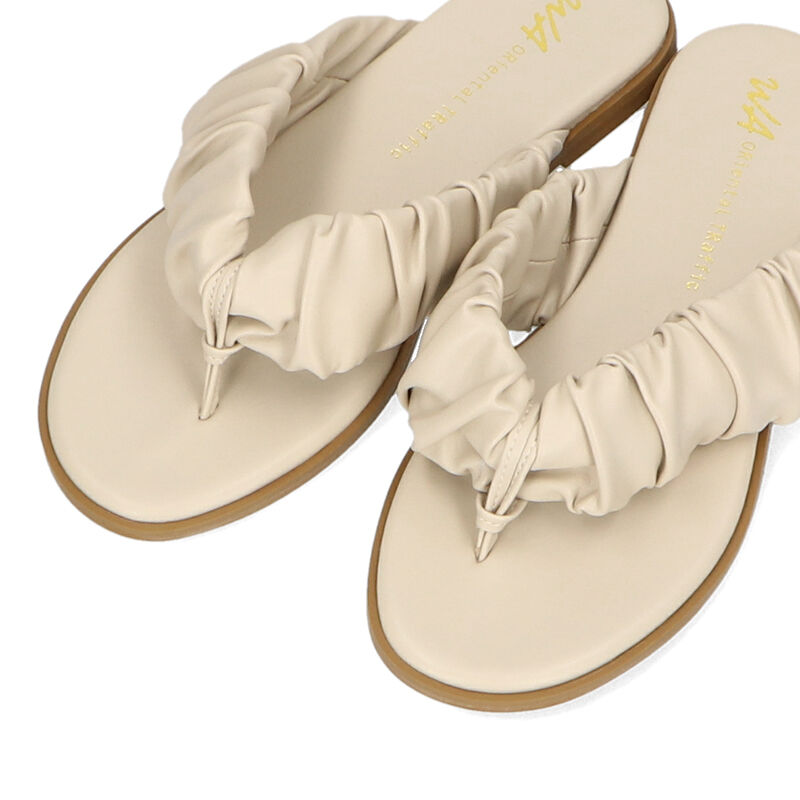 WA Oriental TRaffic「ギャザートングフラットサンダル/32213」|サンダル|