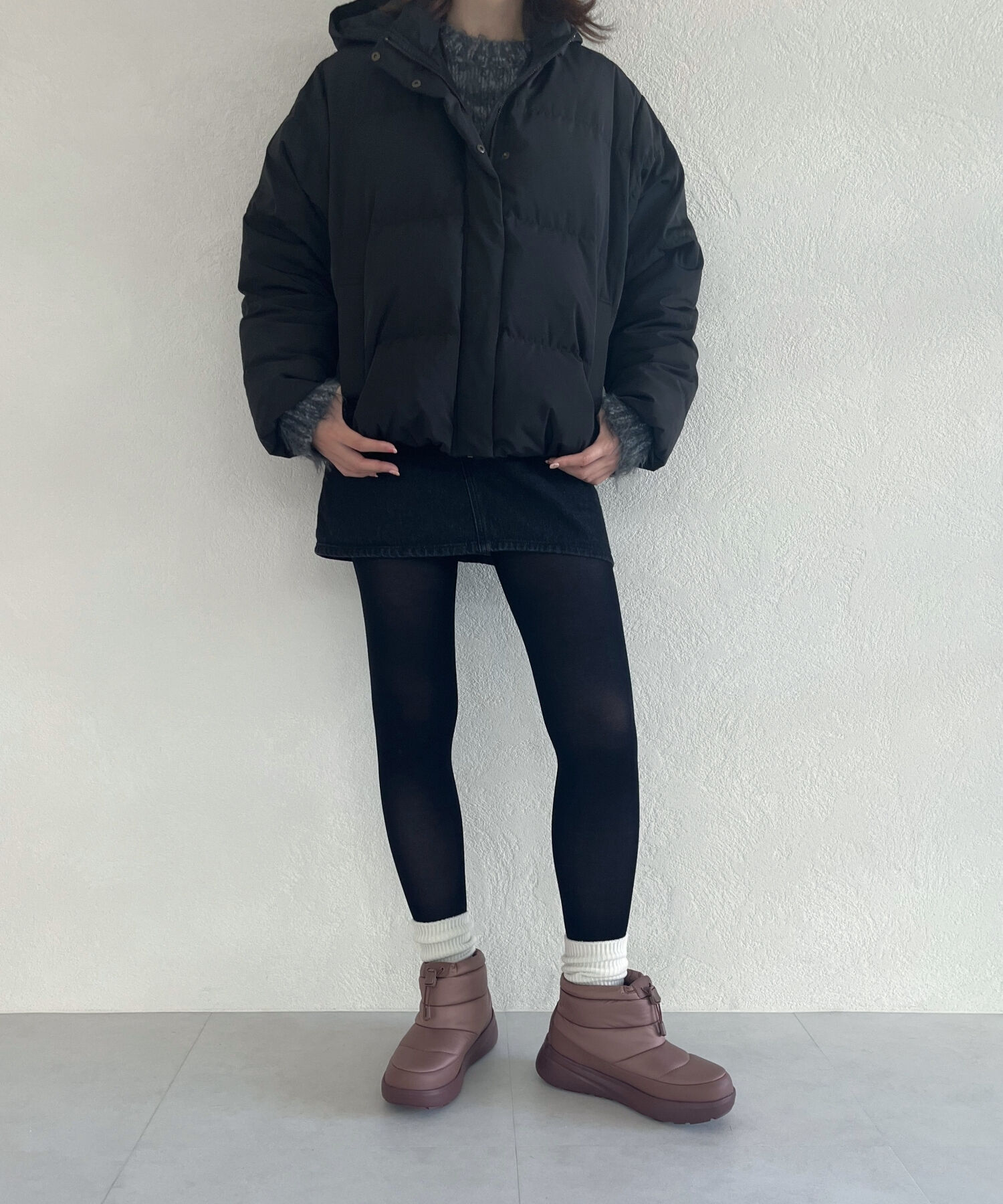 ORiental TRaffic「パデットショートスノーブーツ/OT3404」|レインシューズ|