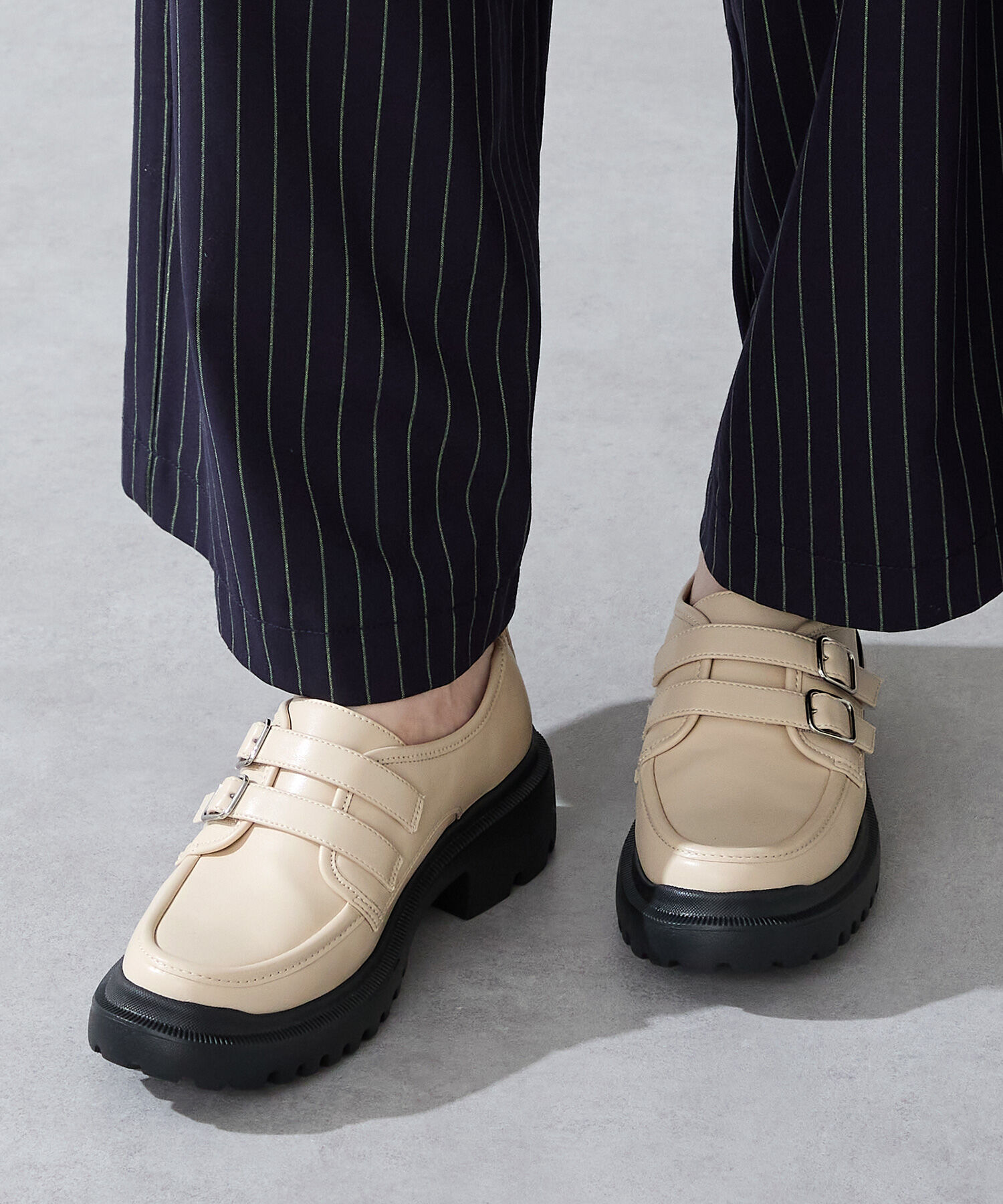 ORiental TRaffic「ダブルベルト厚底シューズ/51313」|スニーカー|