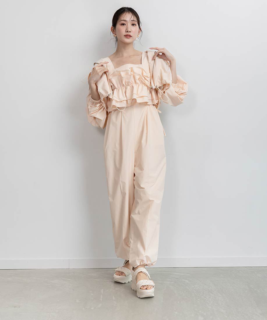  「ビジュー&times;キルティング スポーツサンダル」|サンダル|