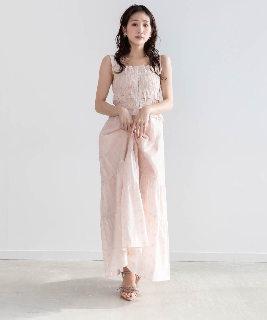  「ミニリボンナローストラップサンダル」|サンダル|