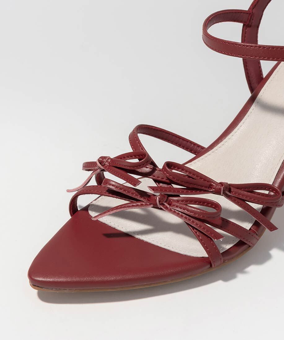  「ミニリボンナローストラップサンダル」|サンダル|