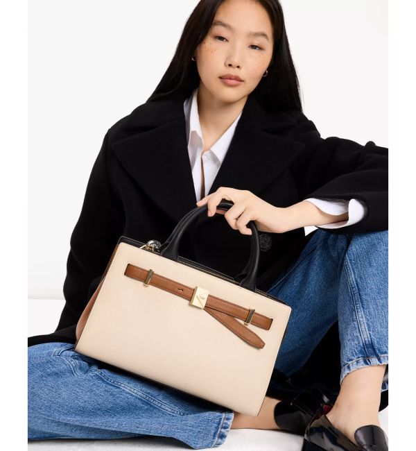 kate spade new york「デコ カラーブロック ミディアム サッチェル」|ショルダー・メッセンジャー|