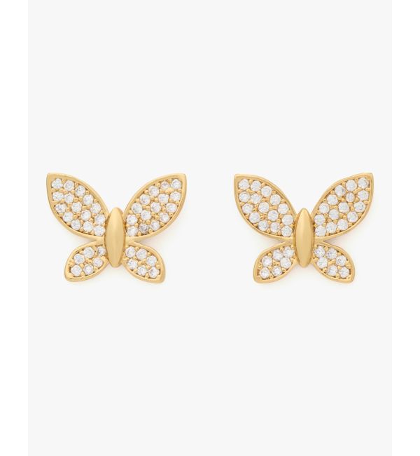 kate spade new york「ラッキー チャーム パヴェ バタフライ ピアス」|ピアス|DK CONCH