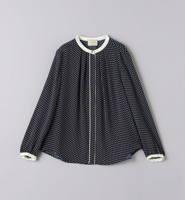 UNITED ARROWS「バイカラー パイピング ブラウス」|シャツ・ブラウス|