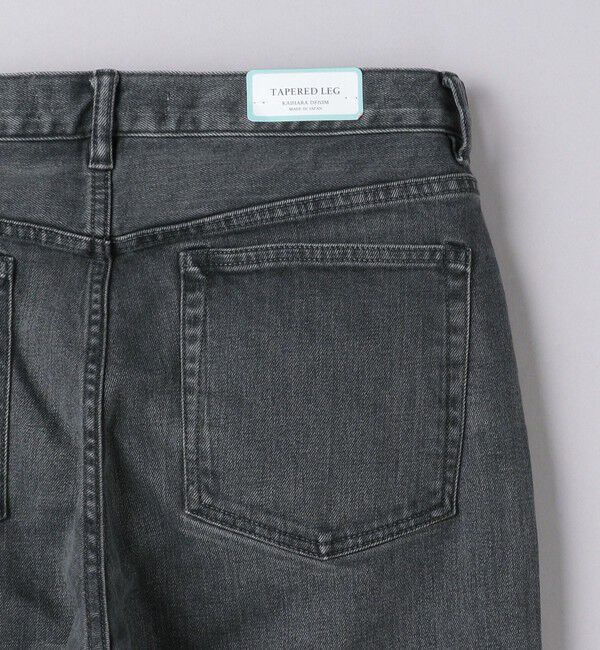 UNITED ARROWS「カイハラ スリムテーパード ブラック  デニム」|デニム|