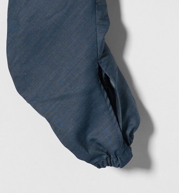 ASTRAET「＜ASTRAET＞デニムライク ギャザー ノーカラーブラウス」|シャツ・ブラウス|